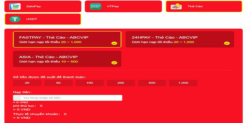 Nạp tiền J88 chiết khấu 19%